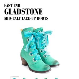 John Fluevog East End Gladstone Teal